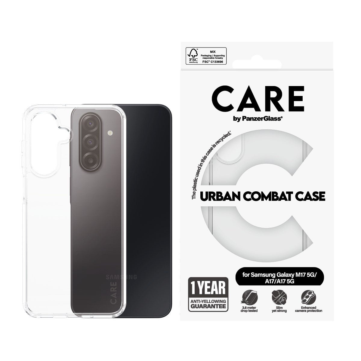 CARE™ by PanzerGlass® Urban Combat Case Samsung Galaxy M17 5G | A17 | A17 5G